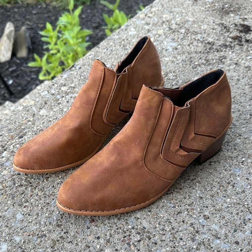 Brown Ankle Booties size 38 women’s
